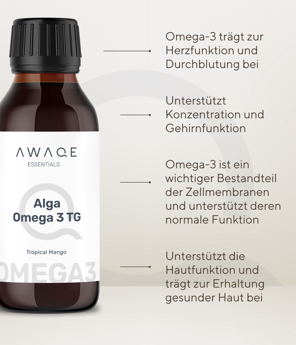 Alga Omega 3 TG mit AHIFLOWER®-Samenöl
