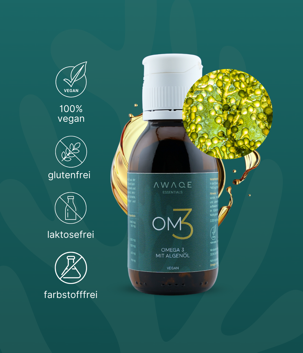 OM3 - Veganes Omega-3 Algenöl